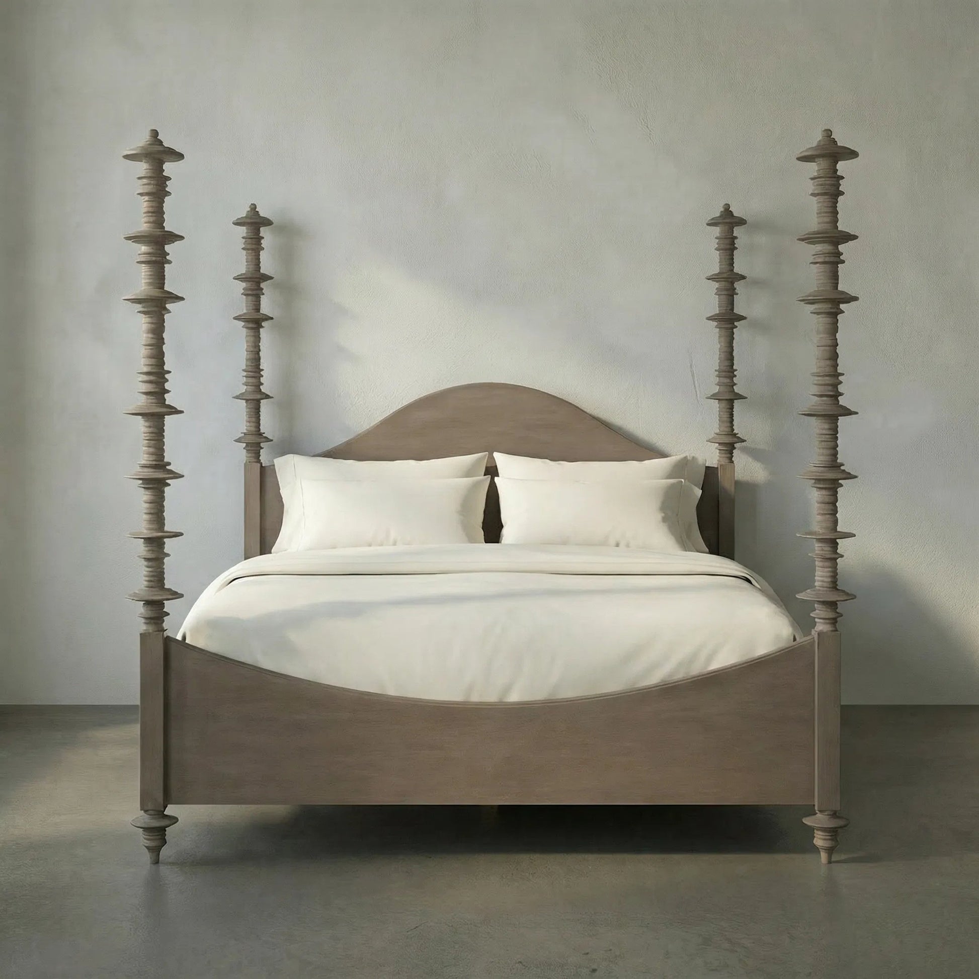 Ferret Bed by Noir. Made from mahogany in a traditional style.