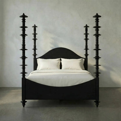 Ferret Bed by Noir. Made from mahogany in a traditional style.