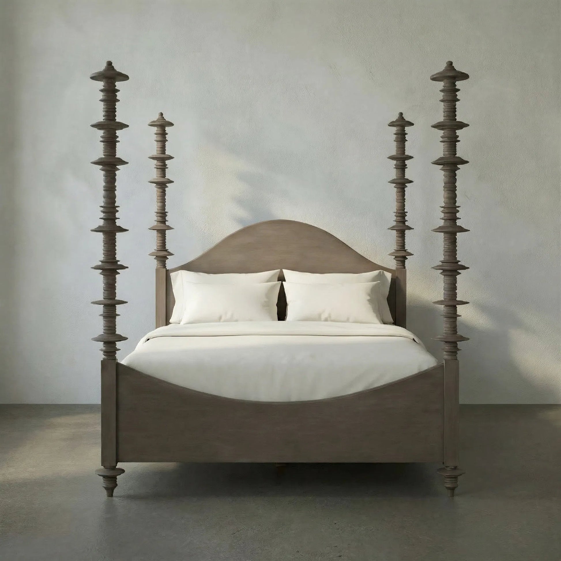 Ferret Bed by Noir. Made from mahogany in a traditional style.