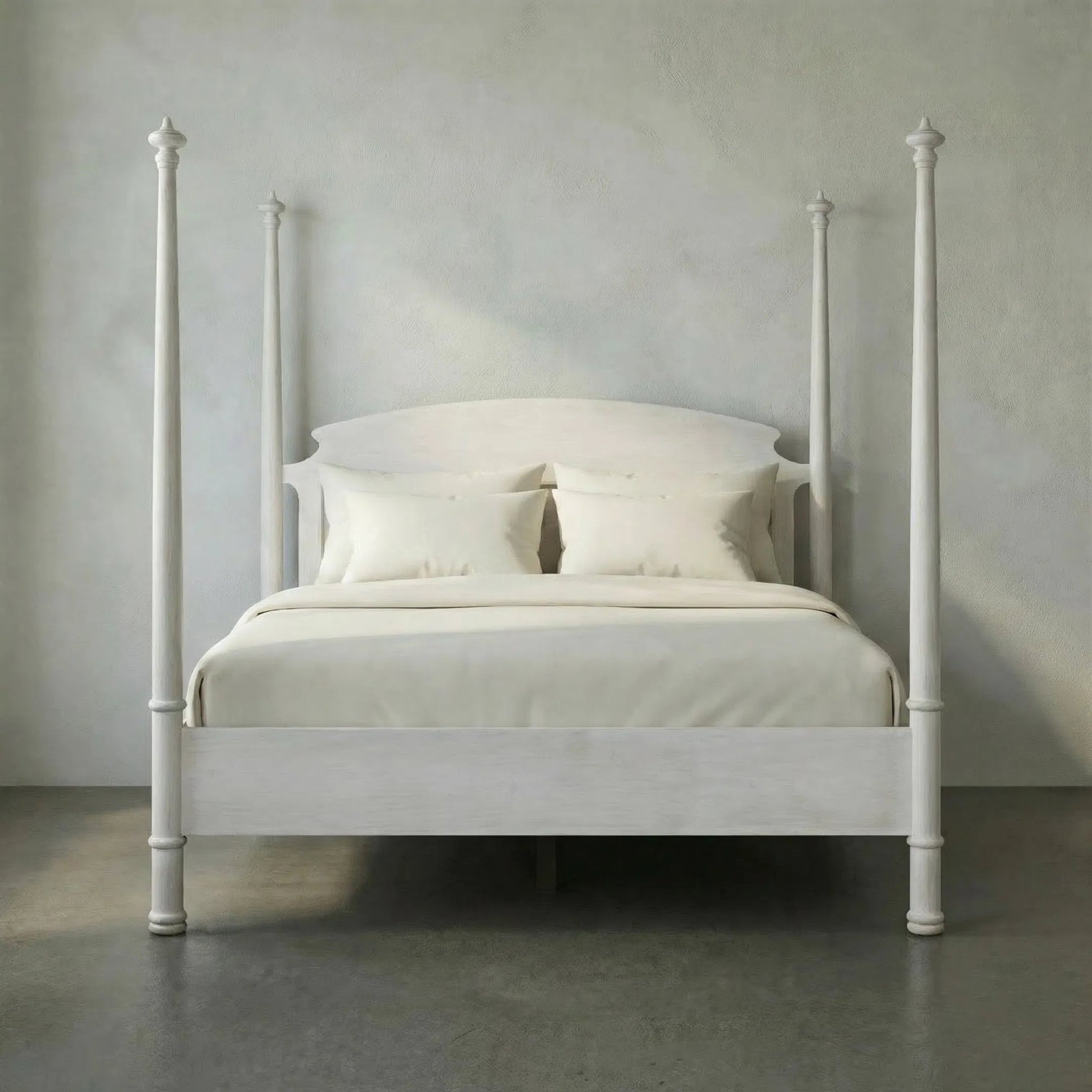 Douglas Bed by Noir. Made from mahogany in a traditional style.