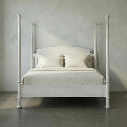 Douglas Bed by Noir. Made from mahogany in a traditional style.