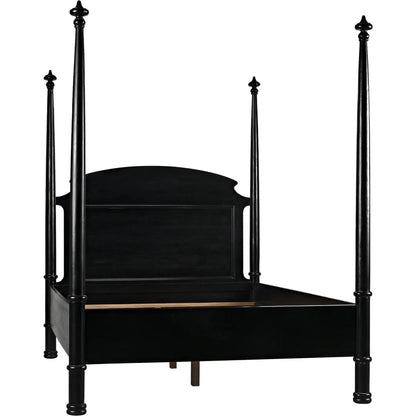 Douglas Bed by Noir. Made from mahogany in a traditional style.