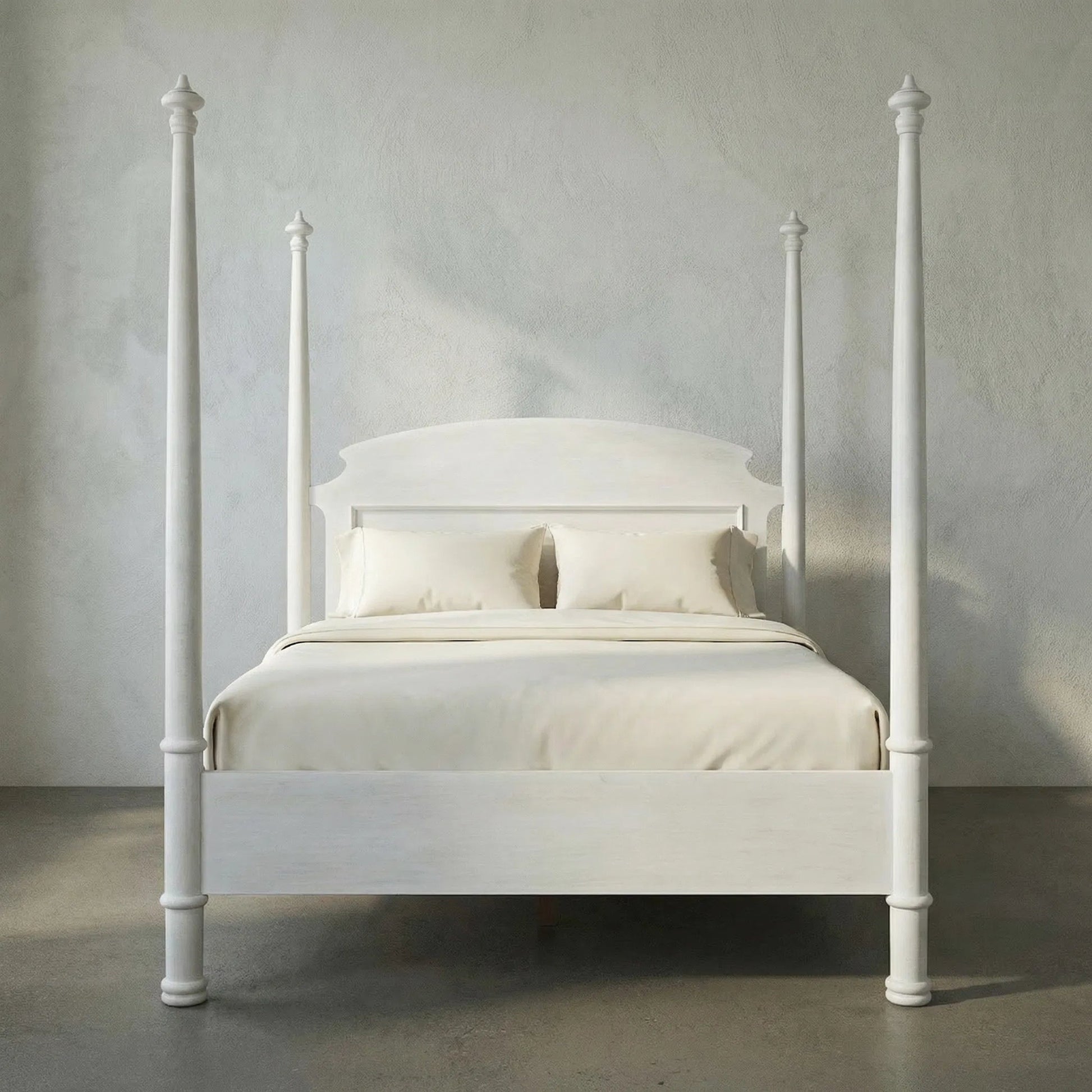 Douglas Bed by Noir. Made from mahogany in a traditional style.