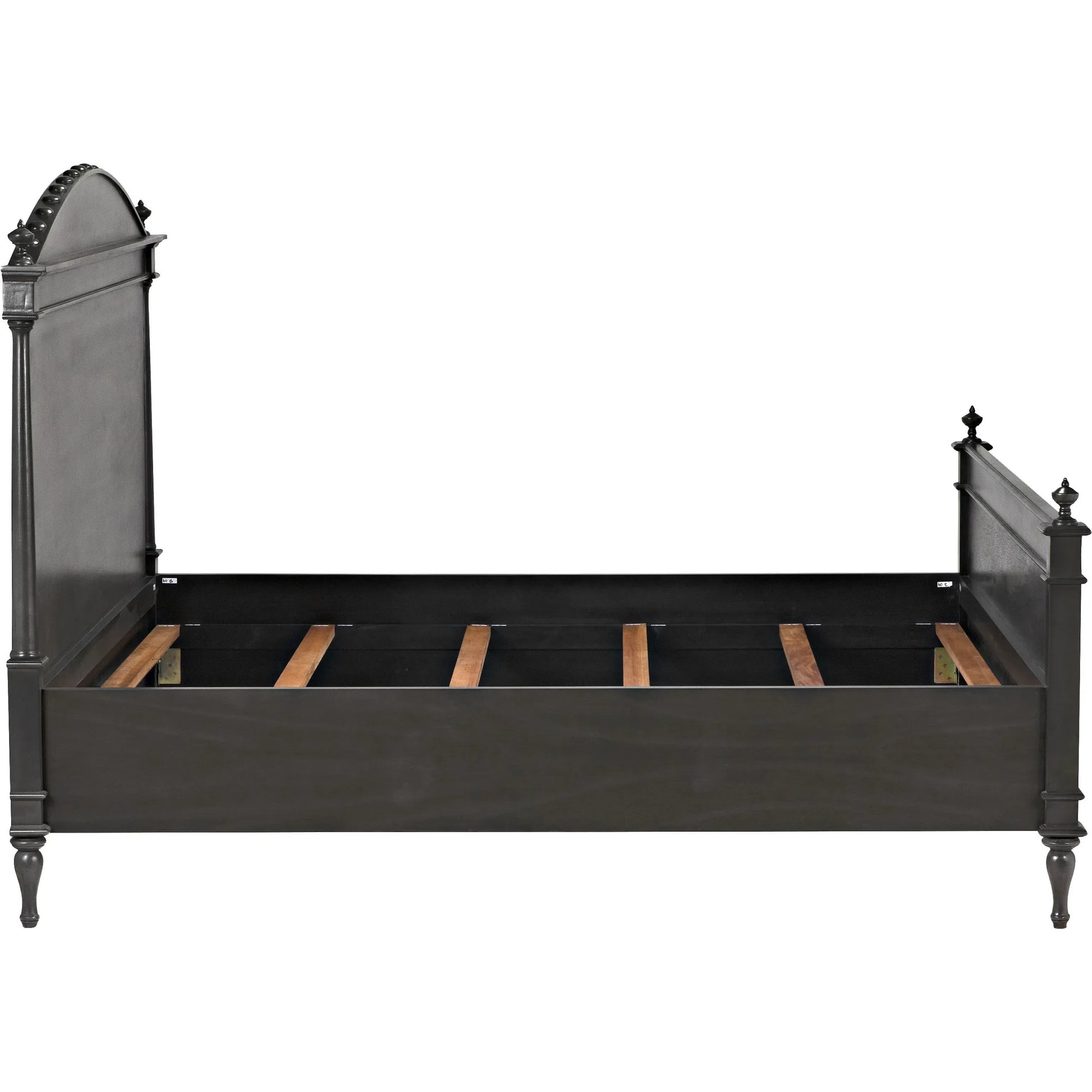 Owen Bed by Noir in pale. Made from mahogany in a cottage & farmhouse style.