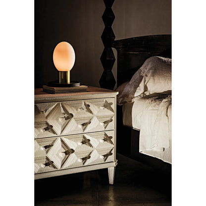 Brancusi Bed by Noir in hand rubbed black. Made from mahogany in a eclectic & global style.