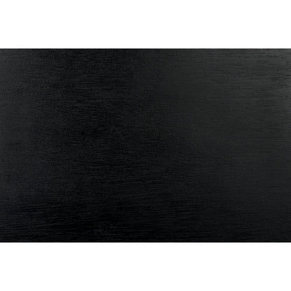Brancusi Bed by Noir in hand rubbed black. Made from mahogany in a eclectic & global style.