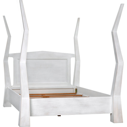 Patras Bed by Noir. Made from mahogany in a modern style.