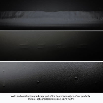 Jabali Bench by Noir in matte black. Made from industrial steel and glass in a modern style.