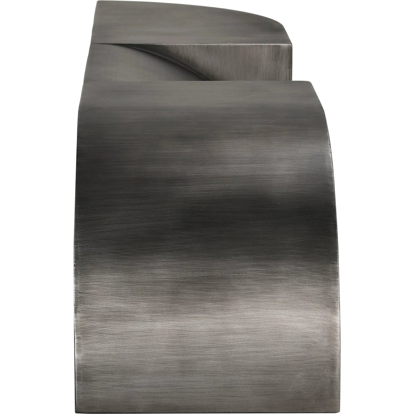 007 SI-2238959 | Additional Silo | Crafter Bench by Noir in gun metal. Made from industrial steel in a modern style.