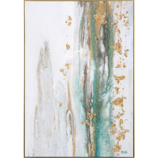 Mary Hong's Emerald City by John-Richard in gold. Made from glass, wood in a modern style.