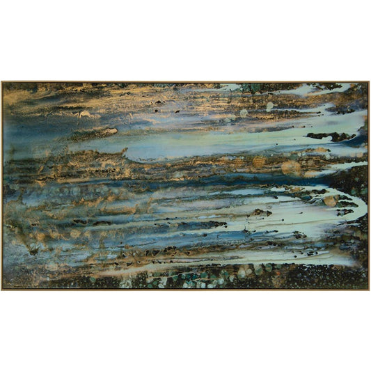 Austin A. James' Oyster Bed by John-Richard in gold. Made from unique in a coastal style.