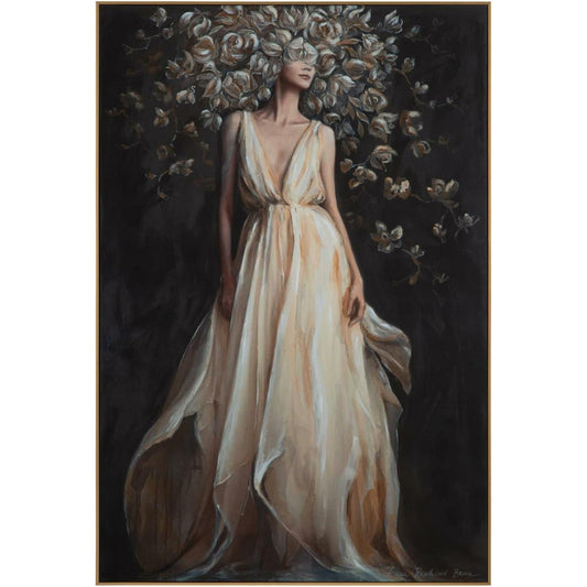 Zana's If You Want the Moon, Do Not Hide from the Night by John-Richard in gold. Made from unique in a modern style.