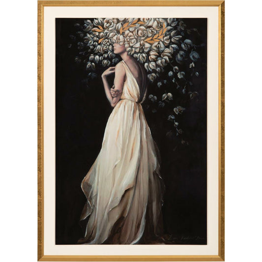 Zana's Moon Glow II by John-Richard in gold. Made from glass in a modern style.