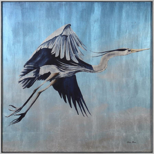 Annie Moran's Soaring by John-Richard in silver, dark blue. Made from unique in a coastal style.