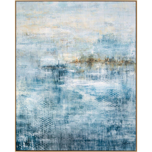 Shaye Rawson's Waterways by John-Richard in gold. Made from unique in a coastal style.