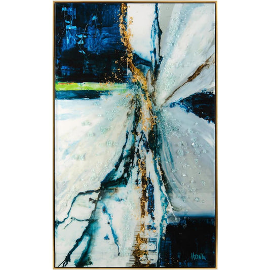 Mary Hong's Beyond II by John-Richard in gold. Made from unique in a modern style.