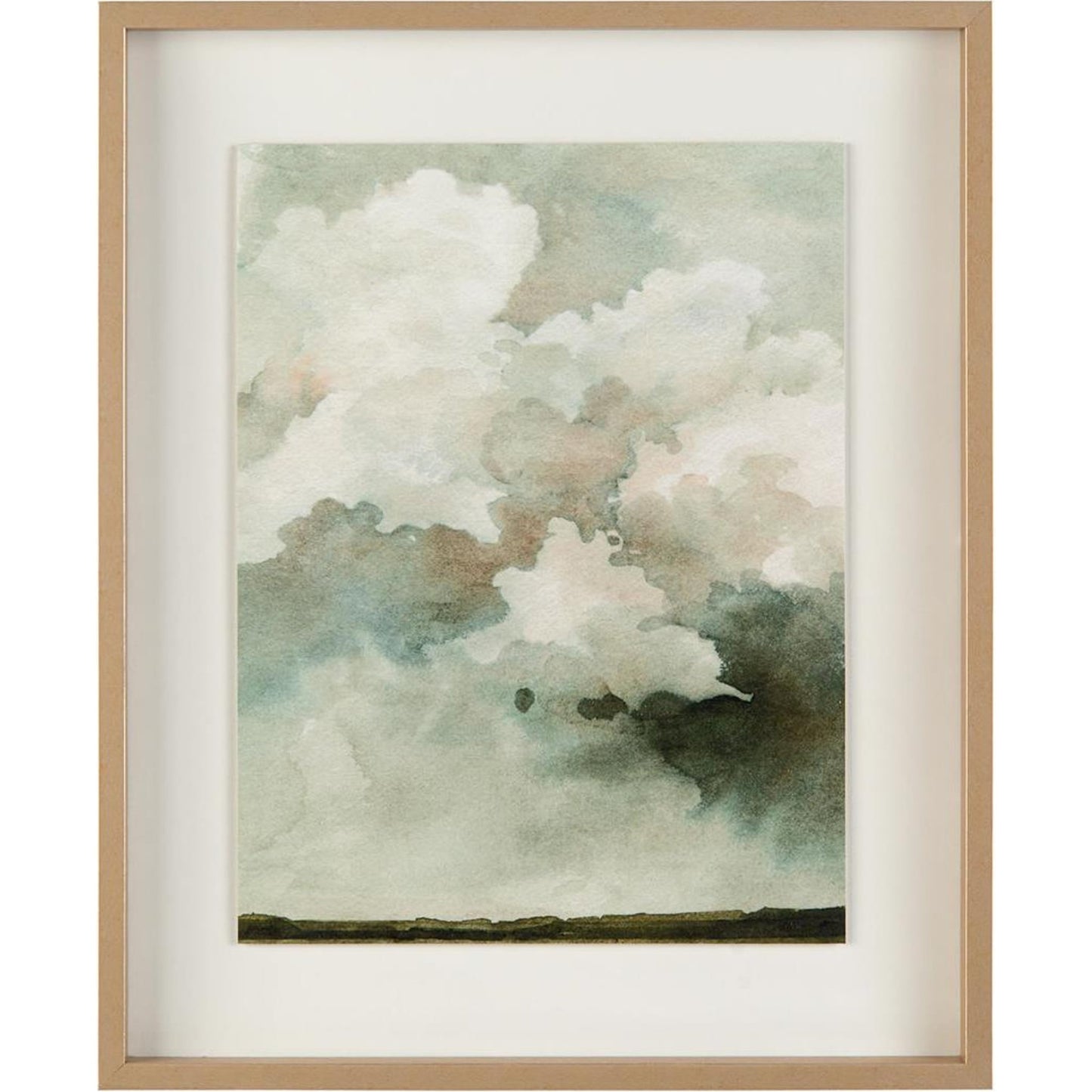 001 SI-1904017 | Primary Silo | Coming Rain I by John-Richard in soft gold. Made from unique in a transitional style.