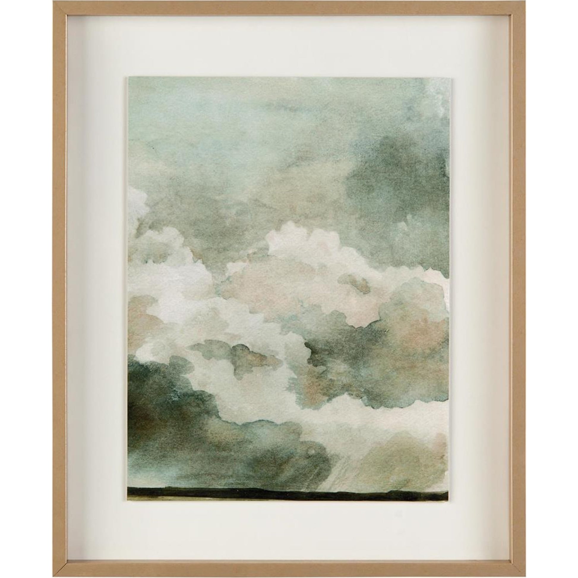 Coming Rain II by John-Richard in soft gold. Made from unique in a transitional style.