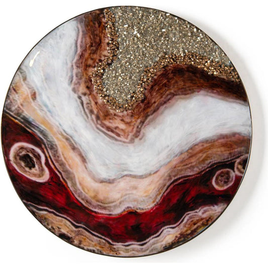 Crimson Ice II by John-Richard in red. Made from unique in a modern style.