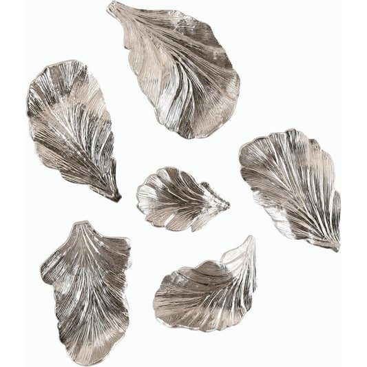 Nickel Wall Leaves by John-Richard. Made from unique in a modern style.