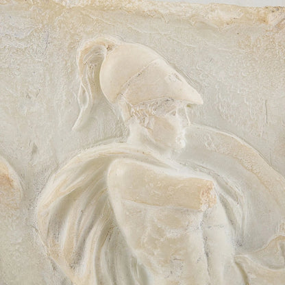Greek Relief Wall Art I by John-Richard in ivory. Made from unique in a traditional style.