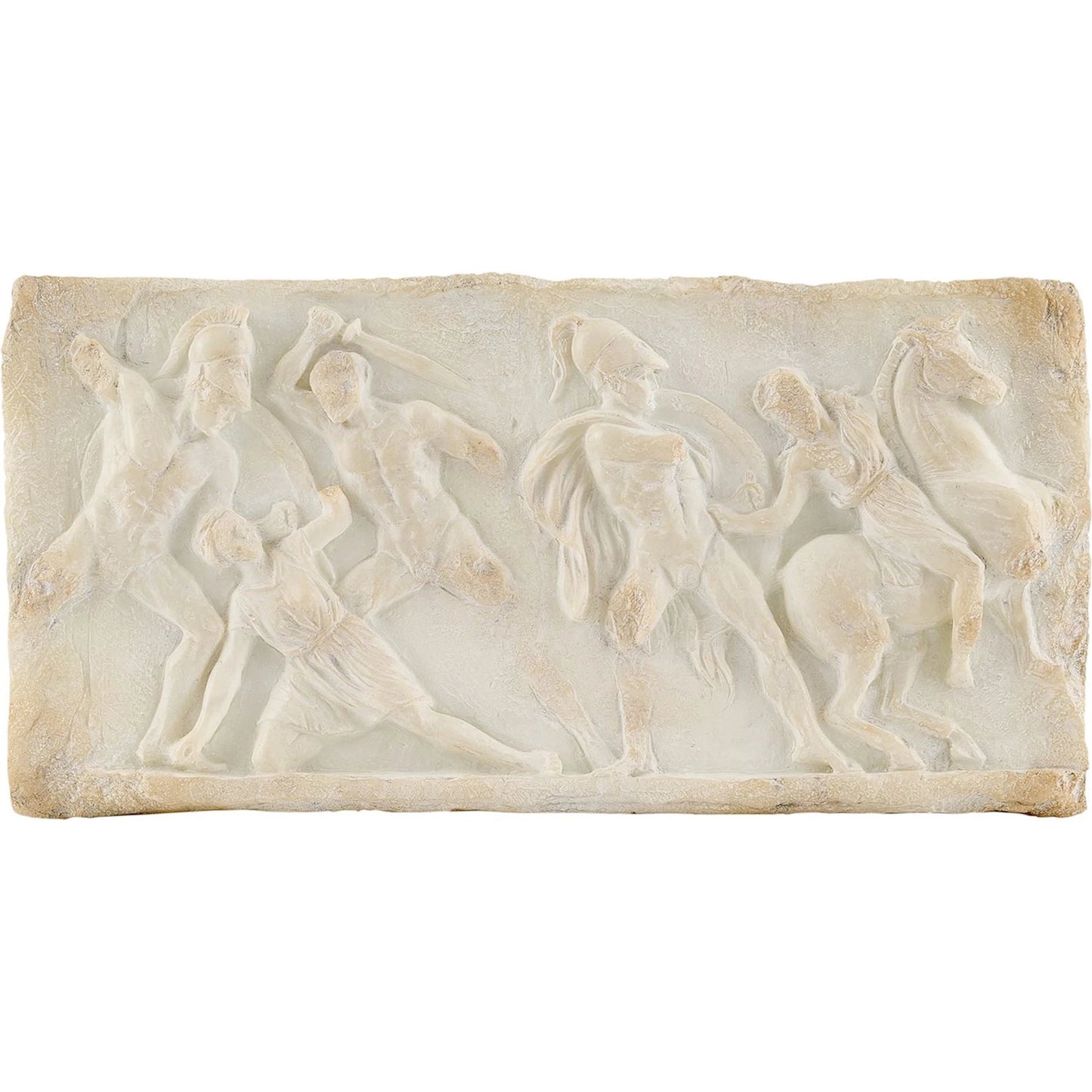 000 SI-2373345 | Primary Silo | Greek Relief Wall Art I by John-Richard in ivory. Made from unique in a traditional style.