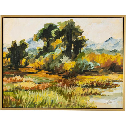 Jackie Ellens' Mini Landscapes I by John-Richard in gold. Made from unique in a unique style.
