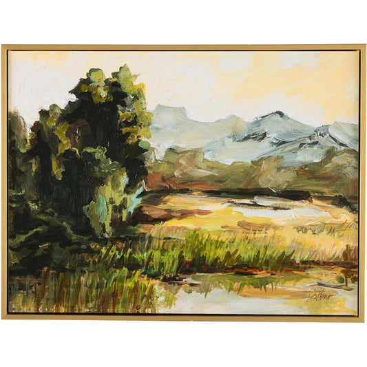 Jackie Ellens' Mini Landscapes II by John-Richard in gold. Made from unique in a unique style.
