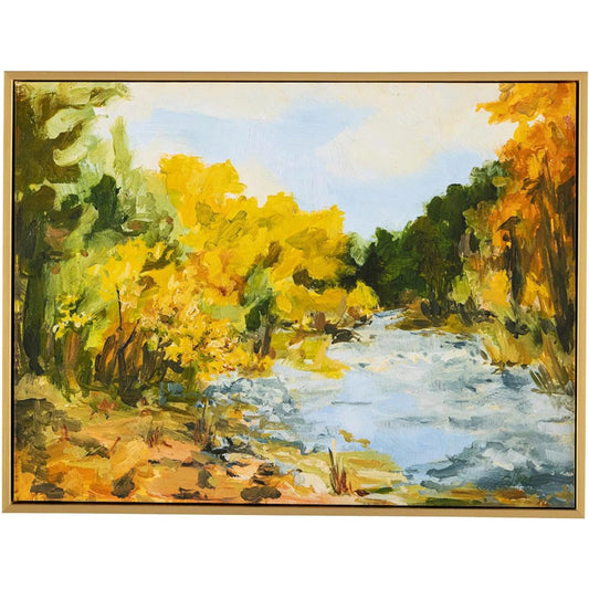 Jackie Ellens' Mini Landscapes III by John-Richard in gold. Made from unique in a unique style.