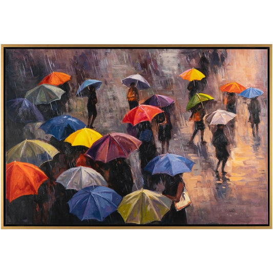 Deluge by John-Richard in gold. Made from canvas in a unique style.