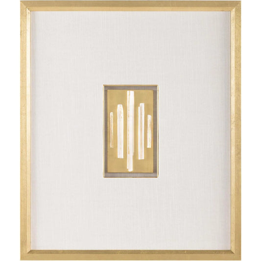 Gold Selenite II by John-Richard in gold leaf. Made from unique in a unique style.