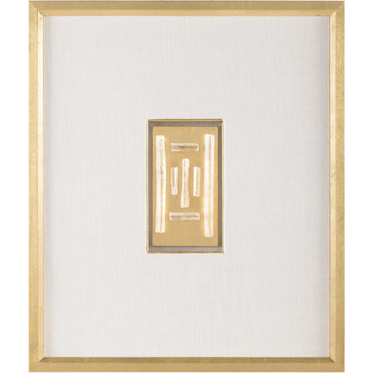 Gold Selenite III by John-Richard in gold leaf. Made from unique in a unique style.