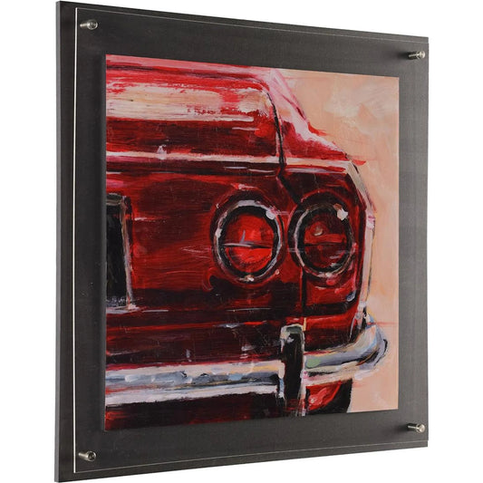 Ethan Harper’s Sportscar Collection IV by John-Richard in red, black, white, gray, light orange and texture gloss gel. Made from watercolor paper, acrylic in a unique style.