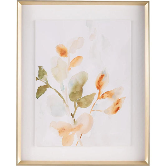 Victoria Barnes' Autumn Eucalyptus II by John-Richard in champagne. Made from unique in a unique style.