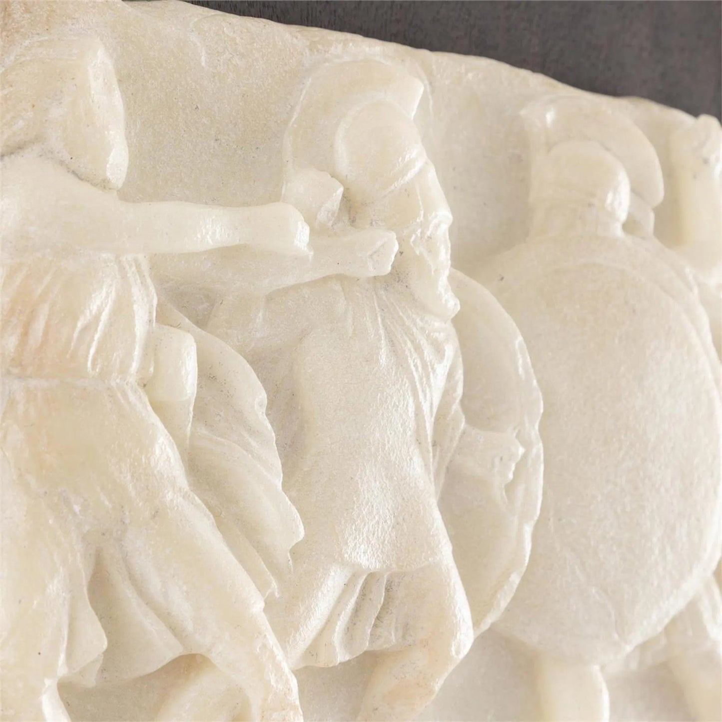 003 SI-2373366 | Closeup | Hellenistic Relief Wall Art I by John-Richard in silver. Made from unique in a traditional style.