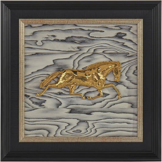 Hoofbeats in the Wind I by John-Richard in black. Made from unique in a unique style.
