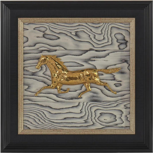 Hoofbeats in the Wind II by John-Richard in black. Made from unique in a unique style.