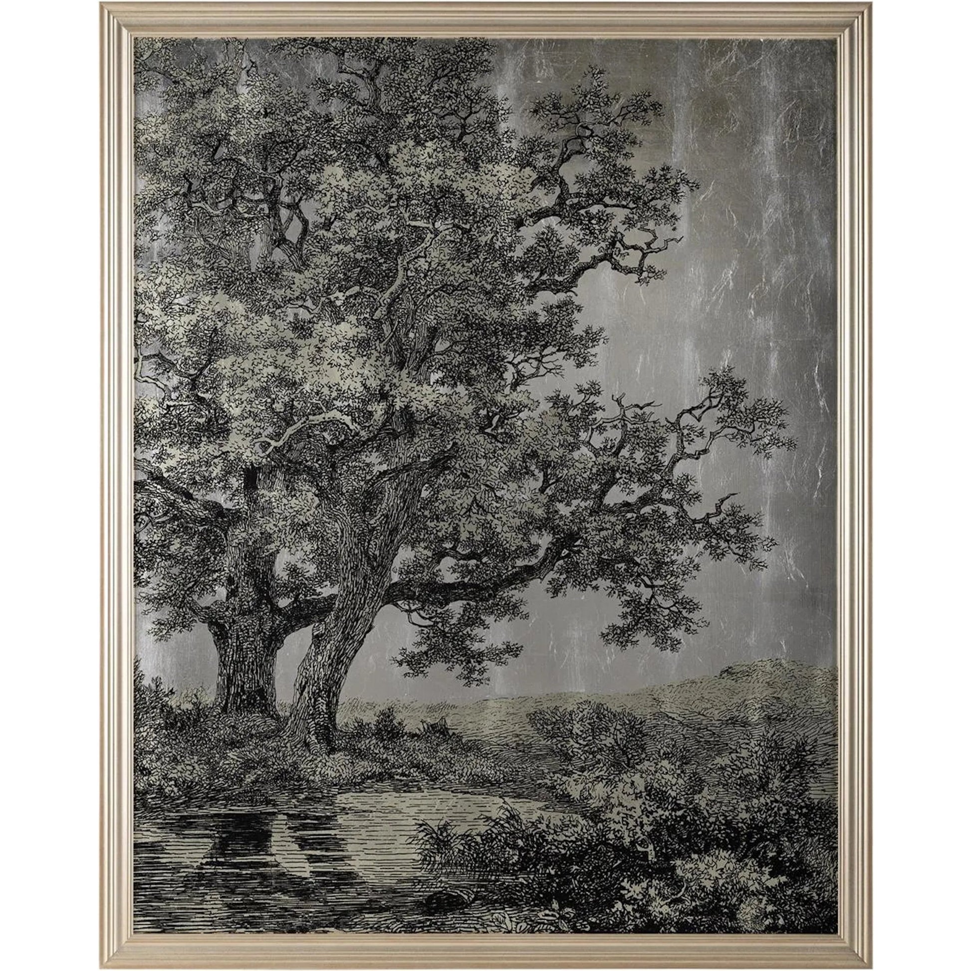 Grand Oaks Silver II by John-Richard. Made from unique in a unique style.