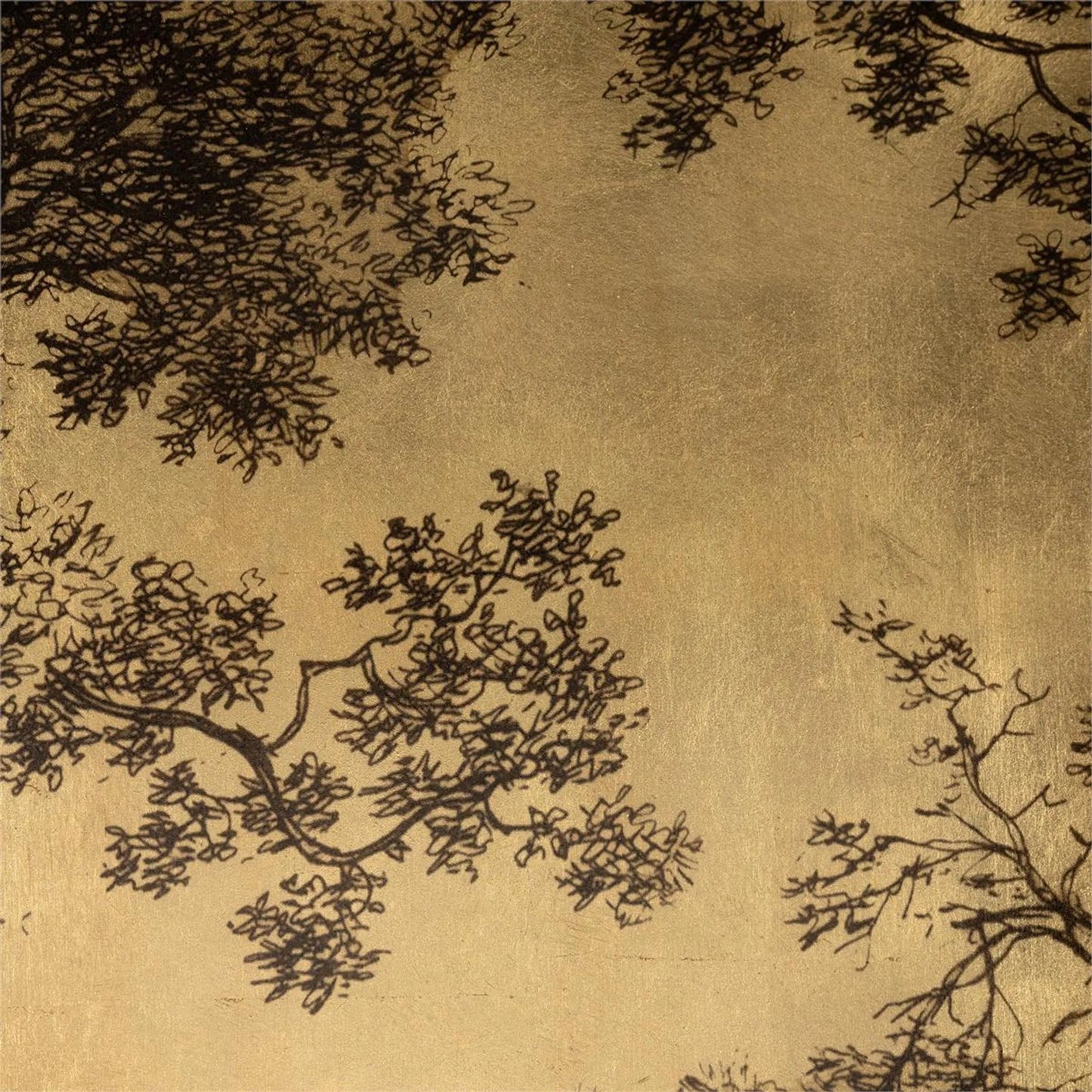 003 SI-2537407 | Unknown | Maria Mendez's Golden Landscape II by John-Richard. Made from unique in a unique style.
