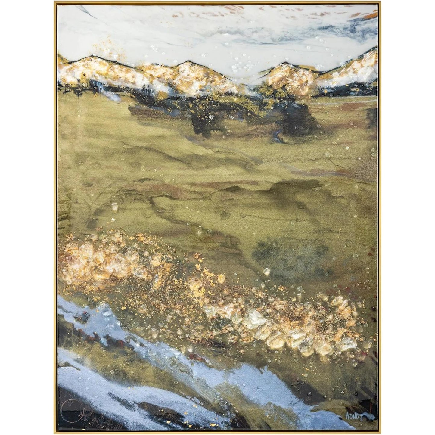 000 SI-2537413 | Primary Silo | Mary Hong's Golden Mountains by John-Richard. Made from unique in a unique style.