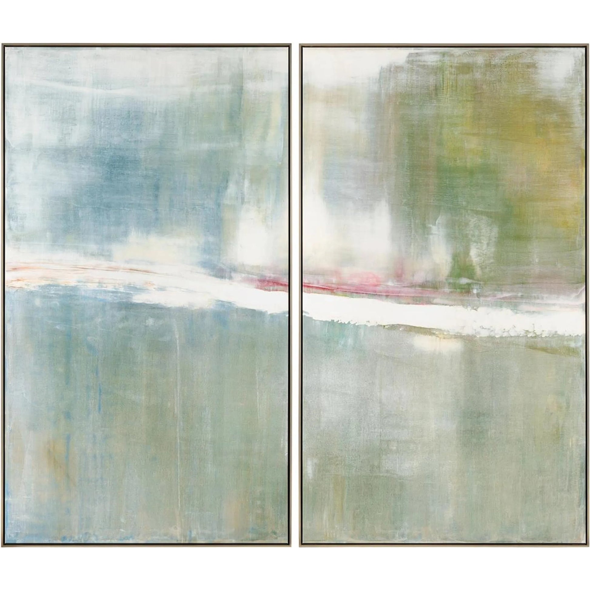 Carol Benson-Cobb's Seeking Refuge Diptych by John-Richard. Made from unique in a unique style.