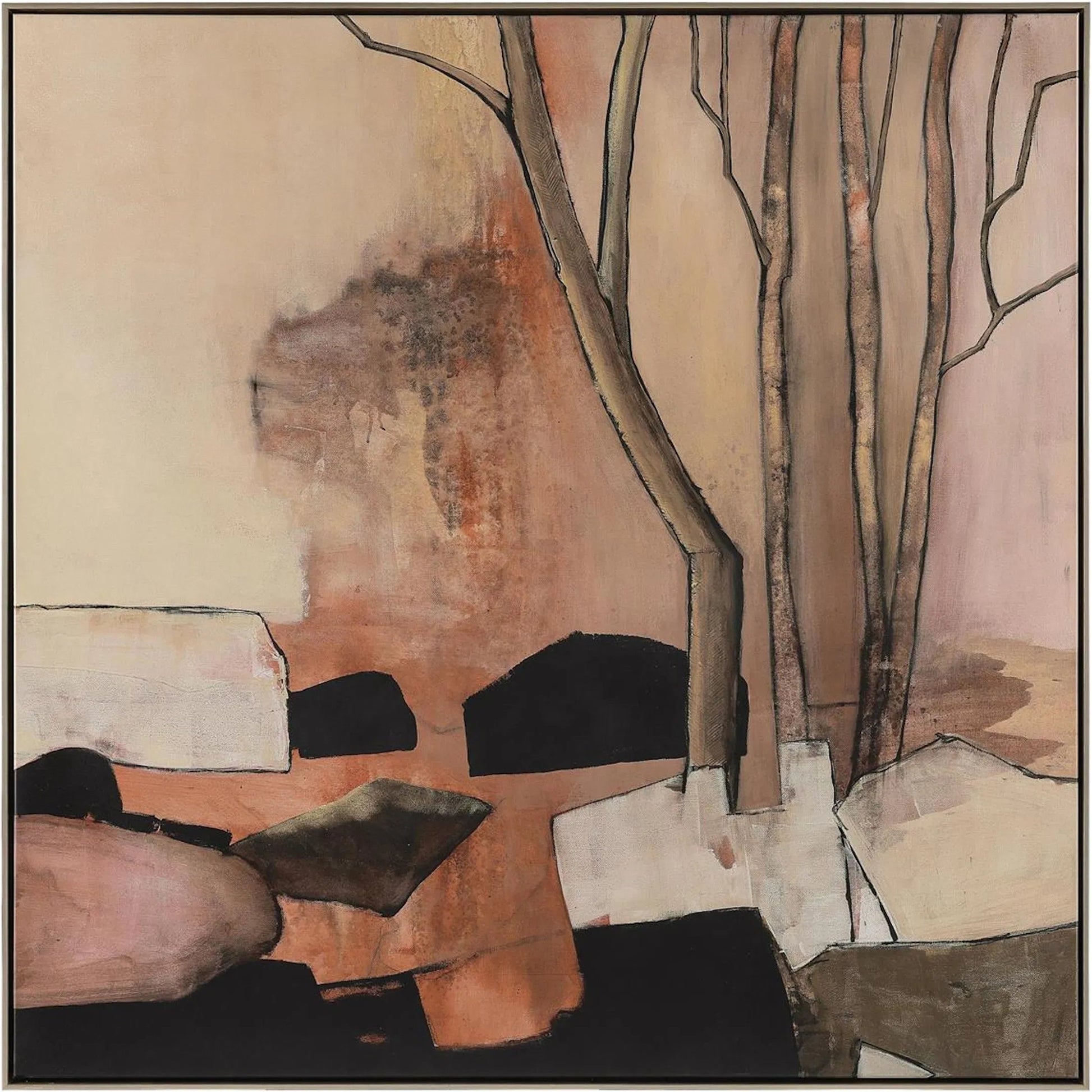 Nancy Hirsch Lassen's Blush Landscape by John-Richard. Made from unique in a unique style.