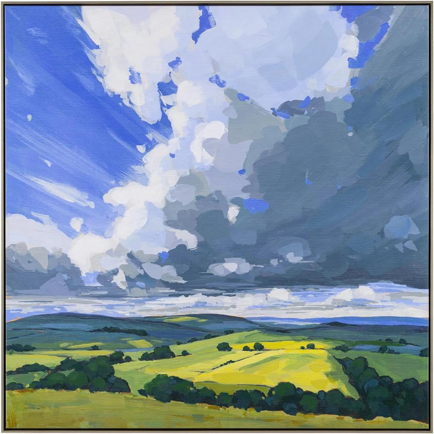 000 SI-2629517 | Primary Silo | Sarah Thomas' Fields of Green and Gold No. 1 by John-Richard. Made from unique in a unique style.