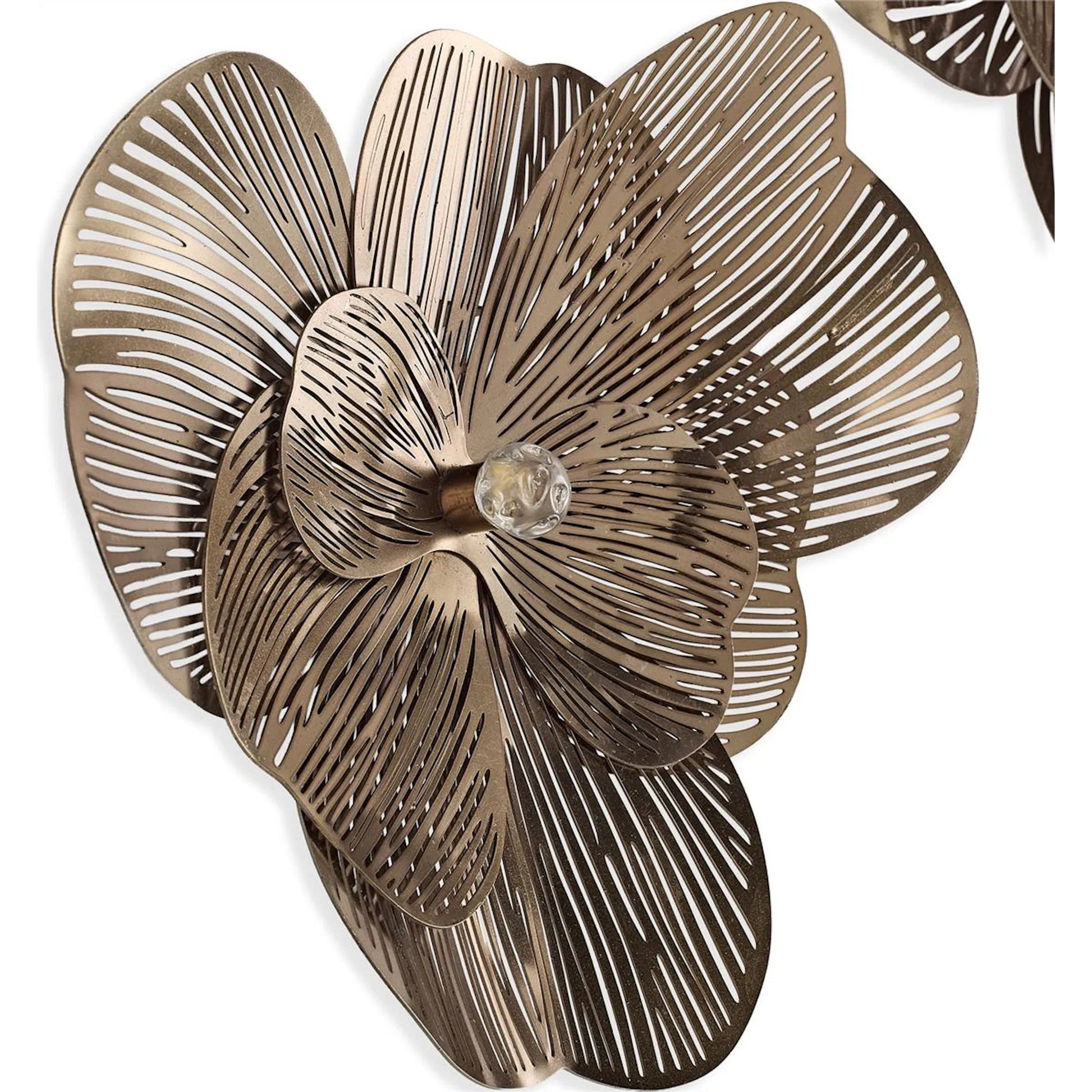 Golden Camellia Wall Art (Set of 3) by John-Richard. Made from unique in a unique style.