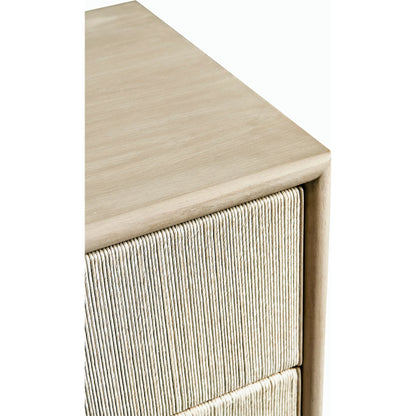 Water Clapotis Danish Cord Double Dresser by Jonathan Charles in beige. Made from unique in a transitional style.