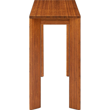 Brix Counter Table by Greenington in amber. Made from 100% solid moso bamboo in a transitional style.