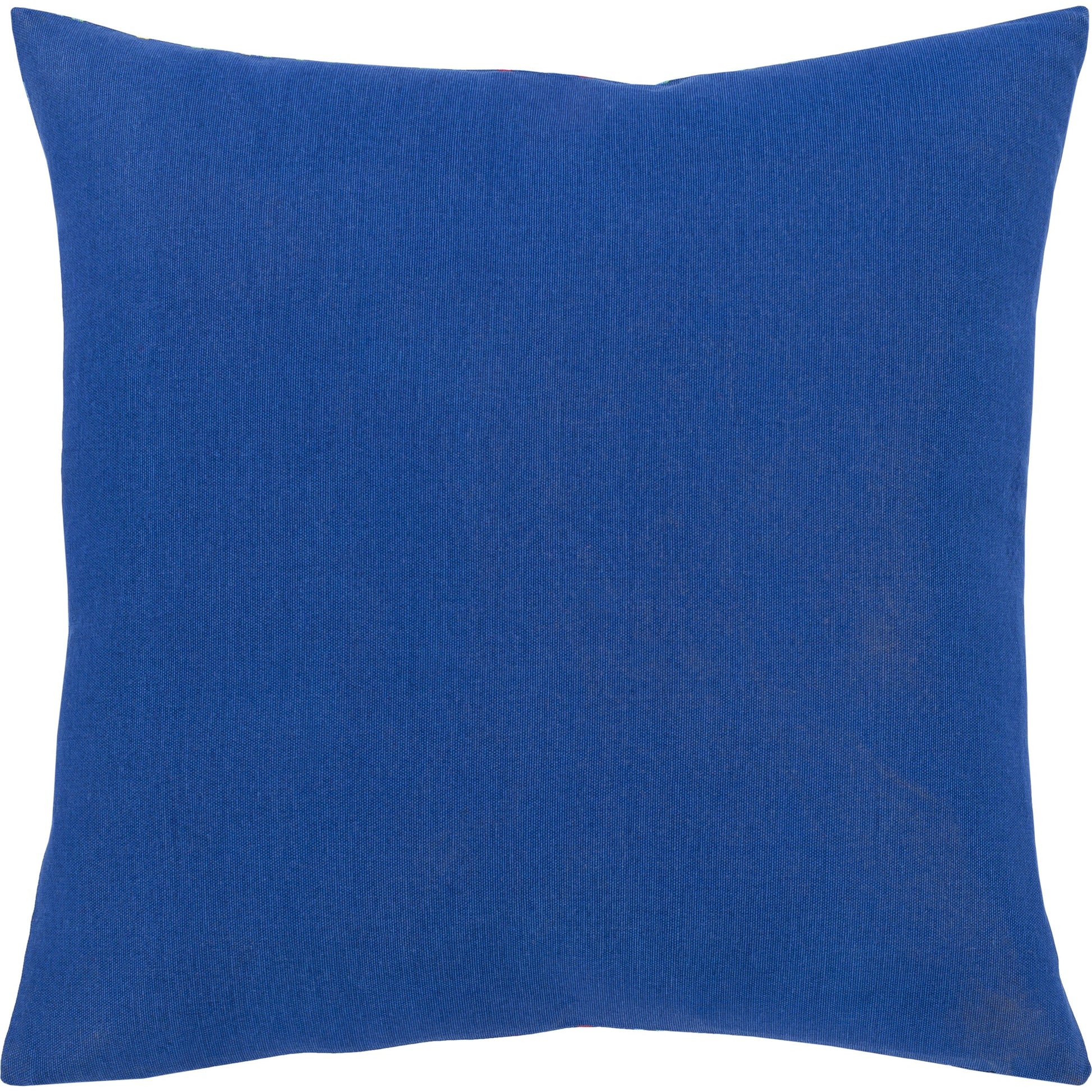 Global Brights Pillow - 7308 by Surya in blue, sky blue, red, yellow, green. Made from 100% cotton in a eclectic & global style.