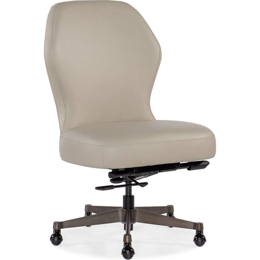Executive Swivel Tilt Chair by Hooker Furniture in gunmetal. Made from unique in a modern style.