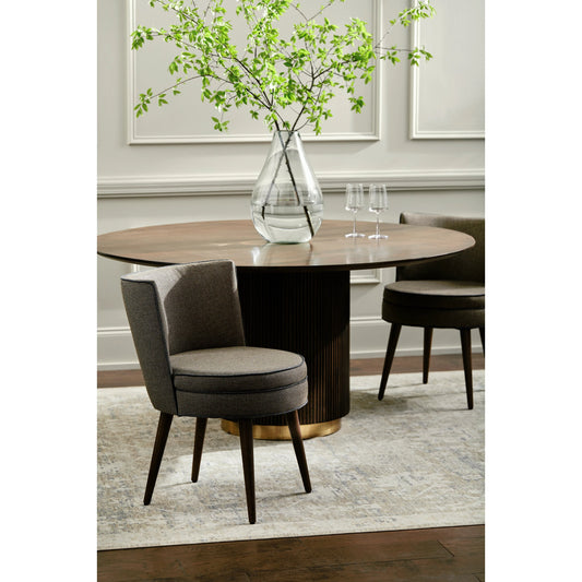 Gabby - 497026 (Set of 2) by Surya in upholstery: brown, base: tan and wood finish. Made from upholstery: polyester, base: beech wood, fill: 100% polyurethane foam in a modern style.