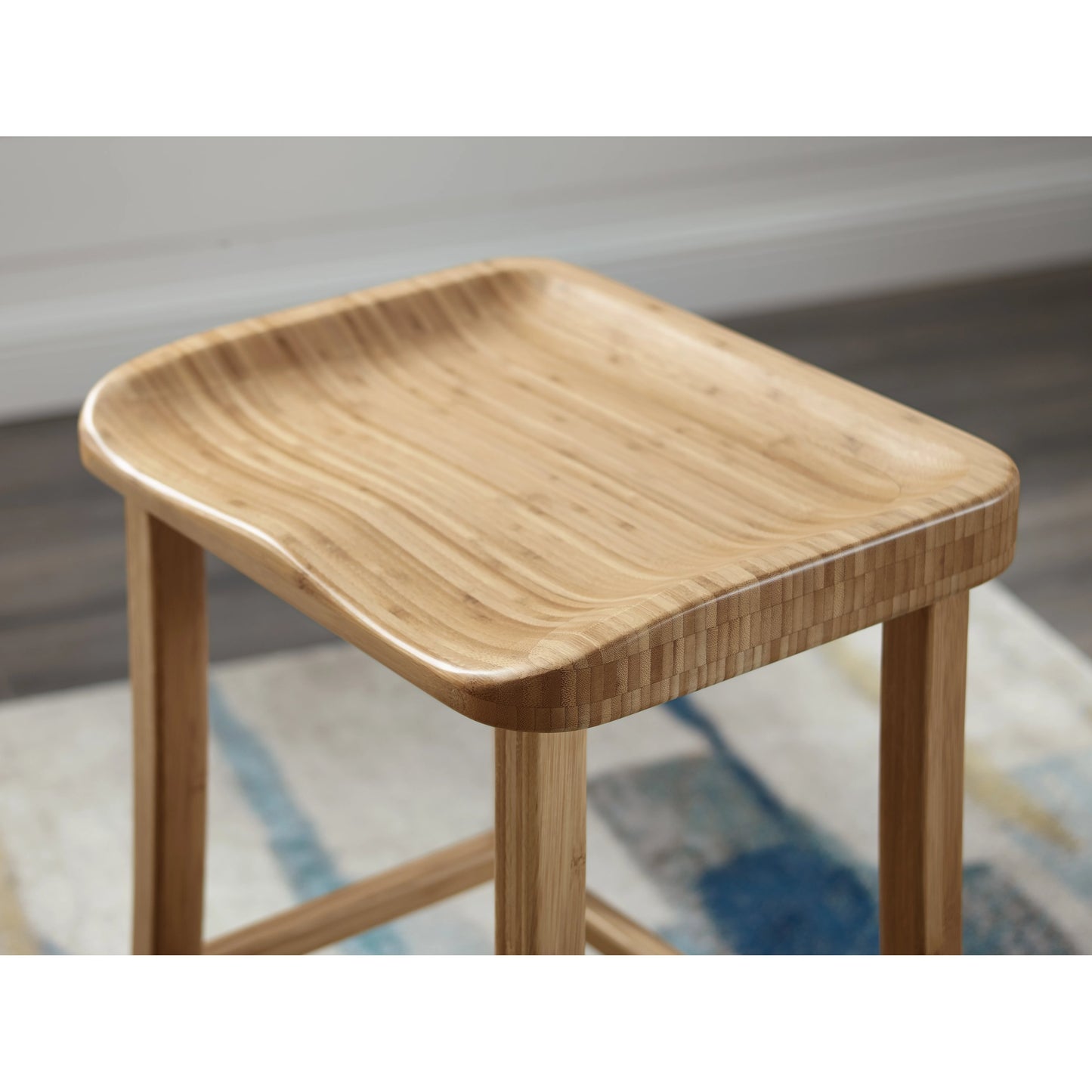 007 S-224202 | Additional Silo | Tulip Bar Height Stool by Greenington. Made from 100% bamboo in a transitional style.